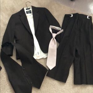 Boy’s Brown and Cream Tuxedo