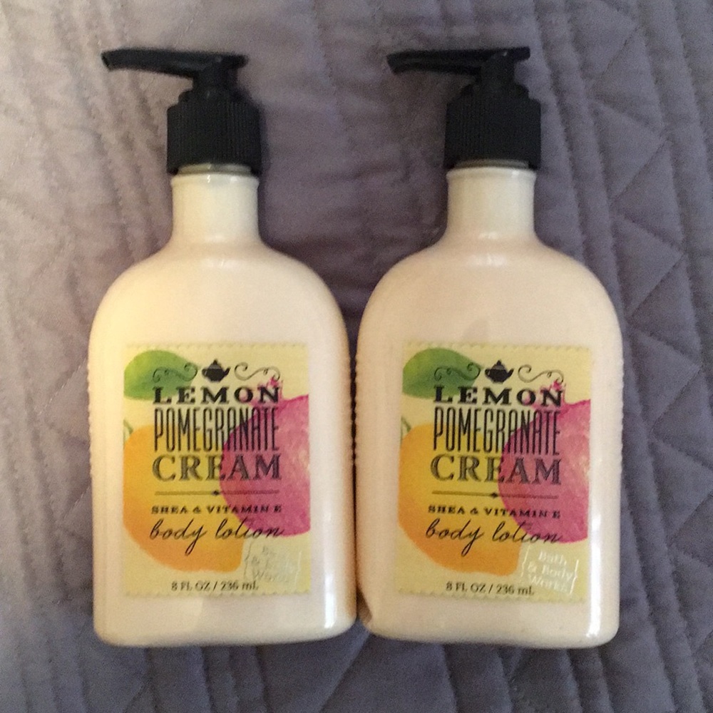 2 Unopened Bath & Body Works Lemon Pom Lotion