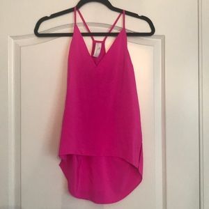 Amanda Uprichard Hot Pink Sink Tank top