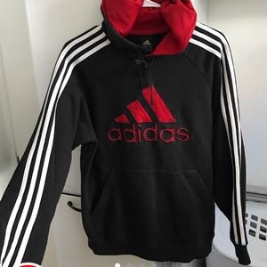 Adidas sweater black red