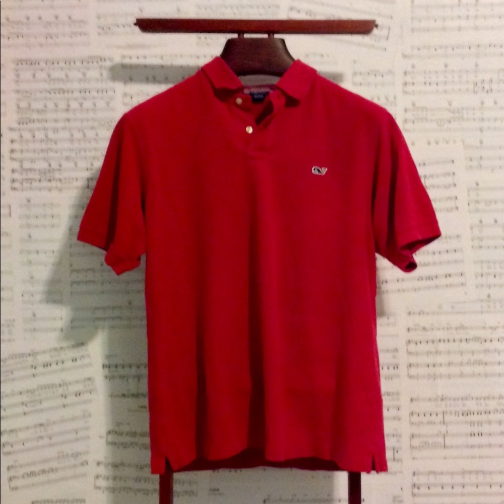 Solid Red Polo