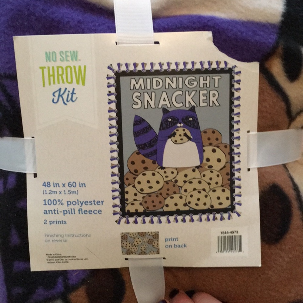 No sew throw kit