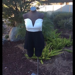 Nasty Gal strapless romper