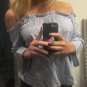 Club Monaco Off the Shoulder Top