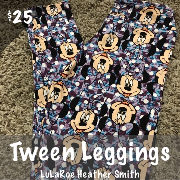 LuLaRoe Pants - LuLaRoe Disney Collection Tween leggings, NWT