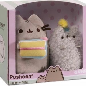 Pusheen Birthday set w Stormy cat