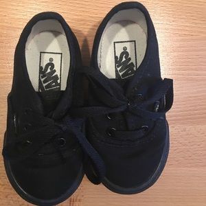 Black Vans Toddler Sneakers