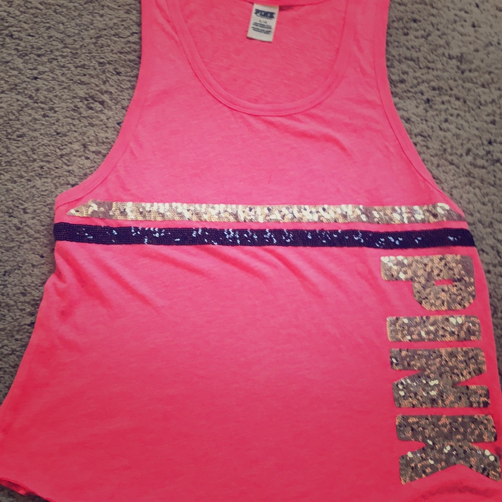 Victoria's Secret Hot Pink tank top