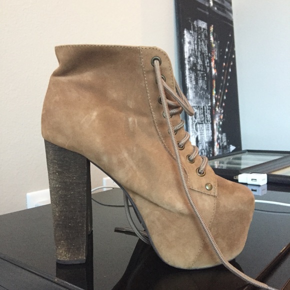 Jeffrey Campbell Shoes - Beige suede litas