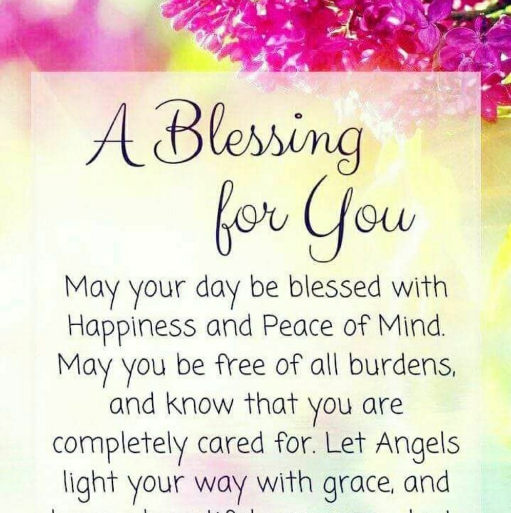 Blessings!