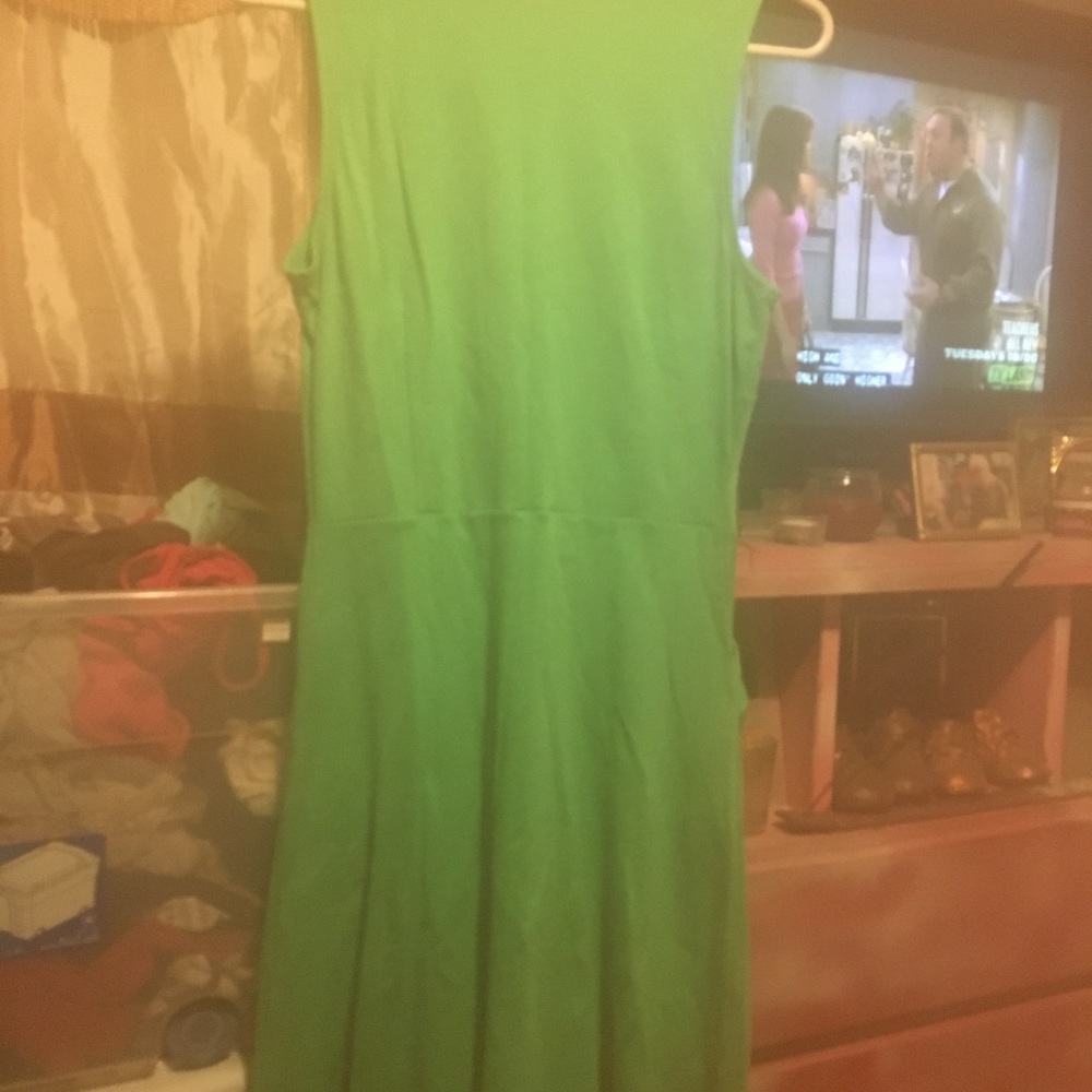 Green dress