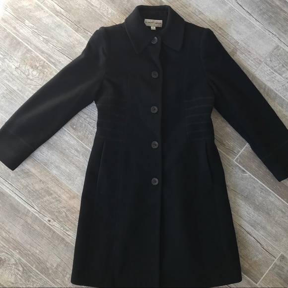albert nipon wool coat