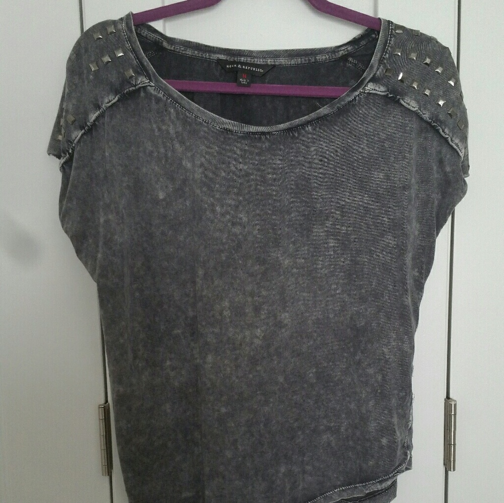 Rock & Republic Studded Tee