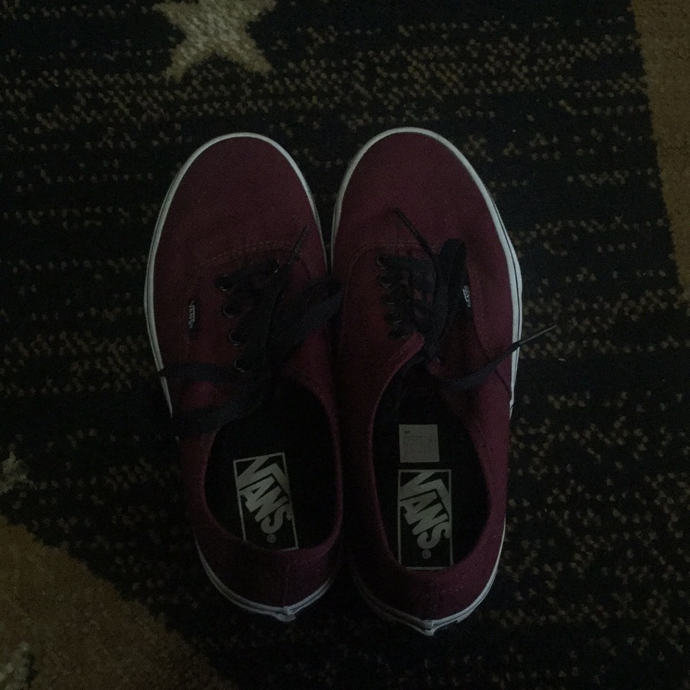 Maroon Vans