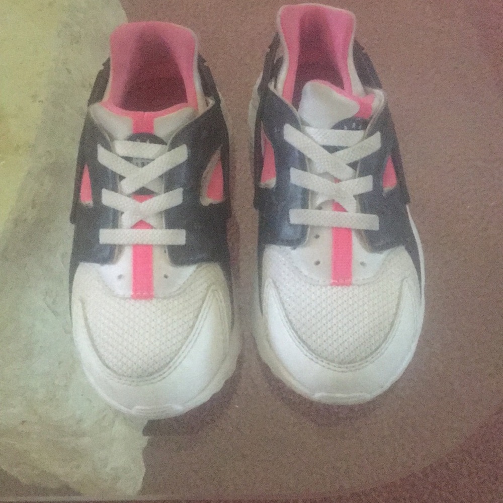 Pink , white , and Grey Huaraches