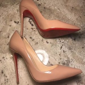 Authentic Christian Louboutin Nude So Kate 38