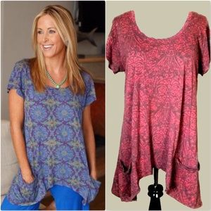 *FRESH PRODUCE* Comfy Wander Twin Peaks top in EUC