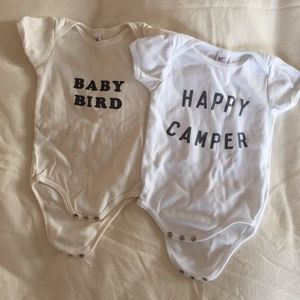 The Bee and The Fox onesies