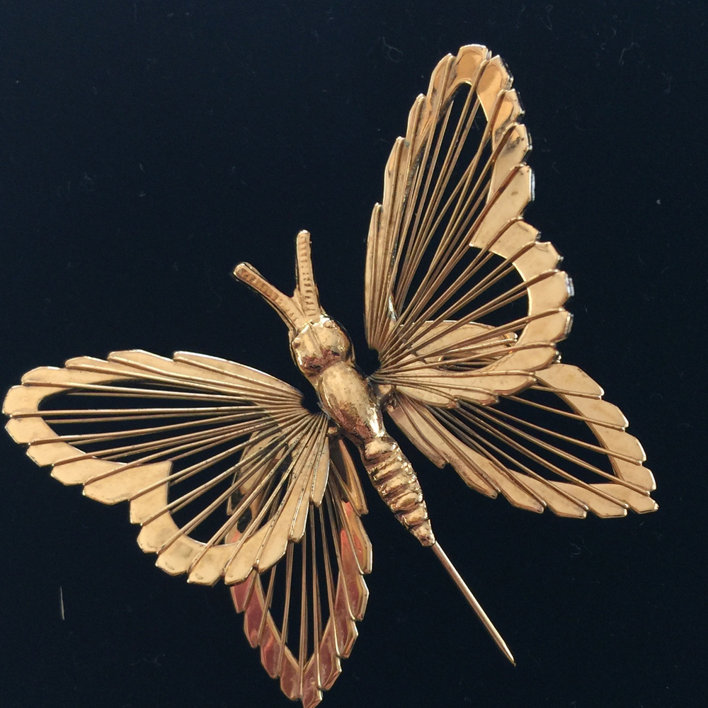 Monet Vintage Butterfly Pin