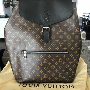 poshmark louis vuitton backpack