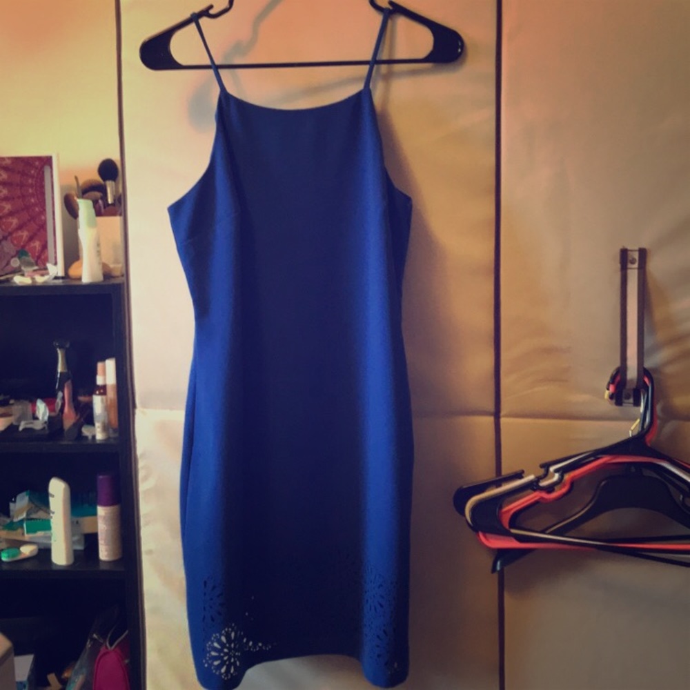 Banana Republic blue shift dress 6P NWT