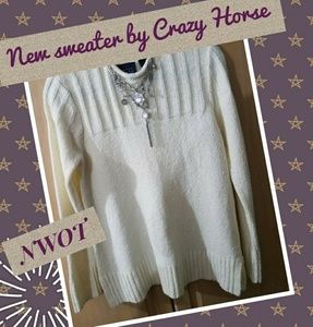 Crazy Horse Sweater ! ( nwot)