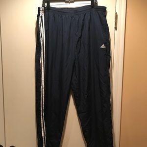 Adidas large soccer track pants large