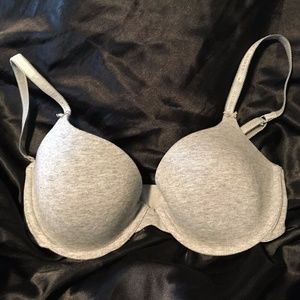 Cotton lined demi bra 34D