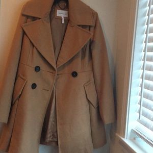 Tan trench coat