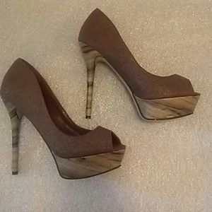 JustFab open toe high heels