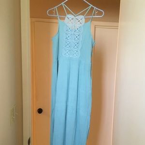 Die & Rae turquoise maxi Dress