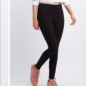 High waisted cotton leggings