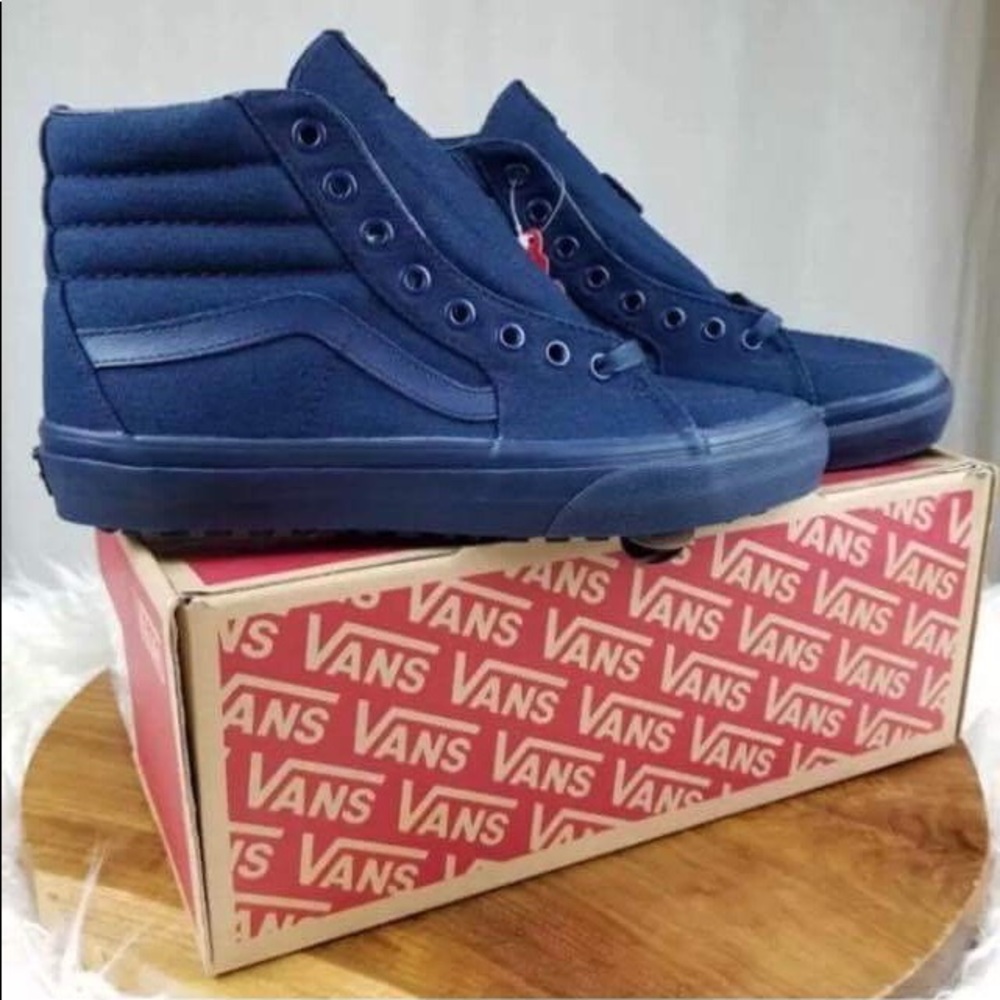 High top Blue Vans