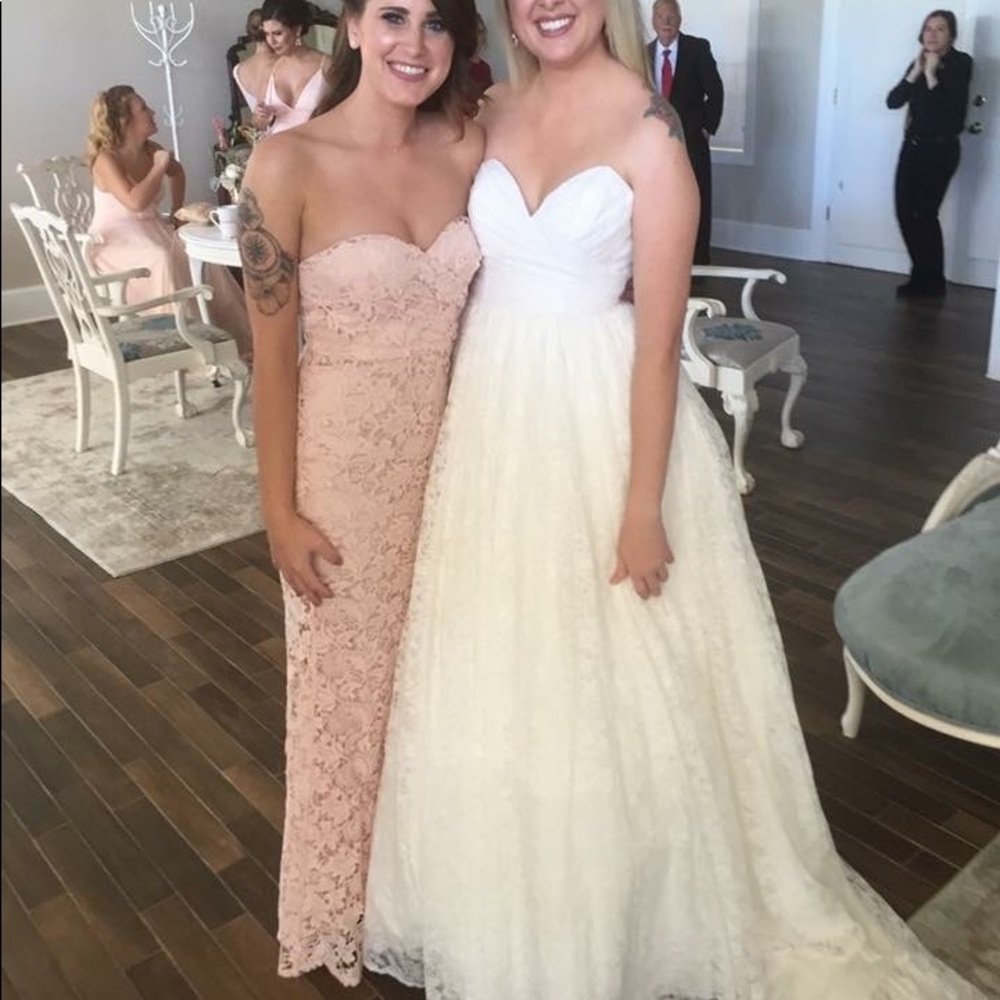 Blush Lace Gown