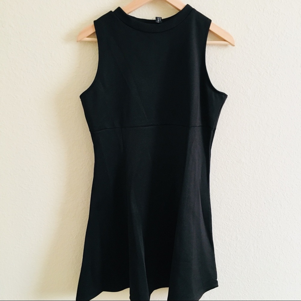 Black A-line scuba dress!