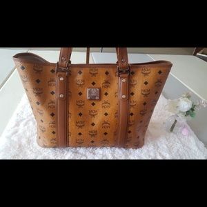 100% Authentic MCM Visetos Shoppers Bag