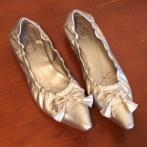 Anne Klein iflex Gold Flats