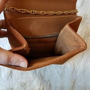 Vintage Bags - Vintage Suede Purse with Chain Strap Vintage Bags - Vintage Suede Purse with Chain Strap