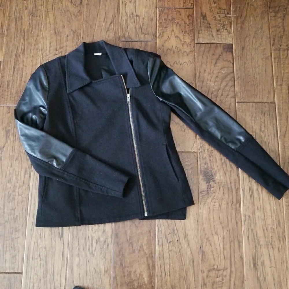 Three Dots Moto jacket black size small