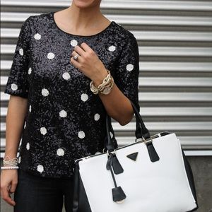 J. Crew Sequin Top