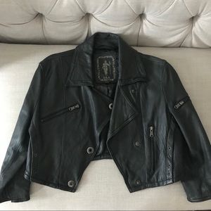 My Tribe Leather Jacket M
