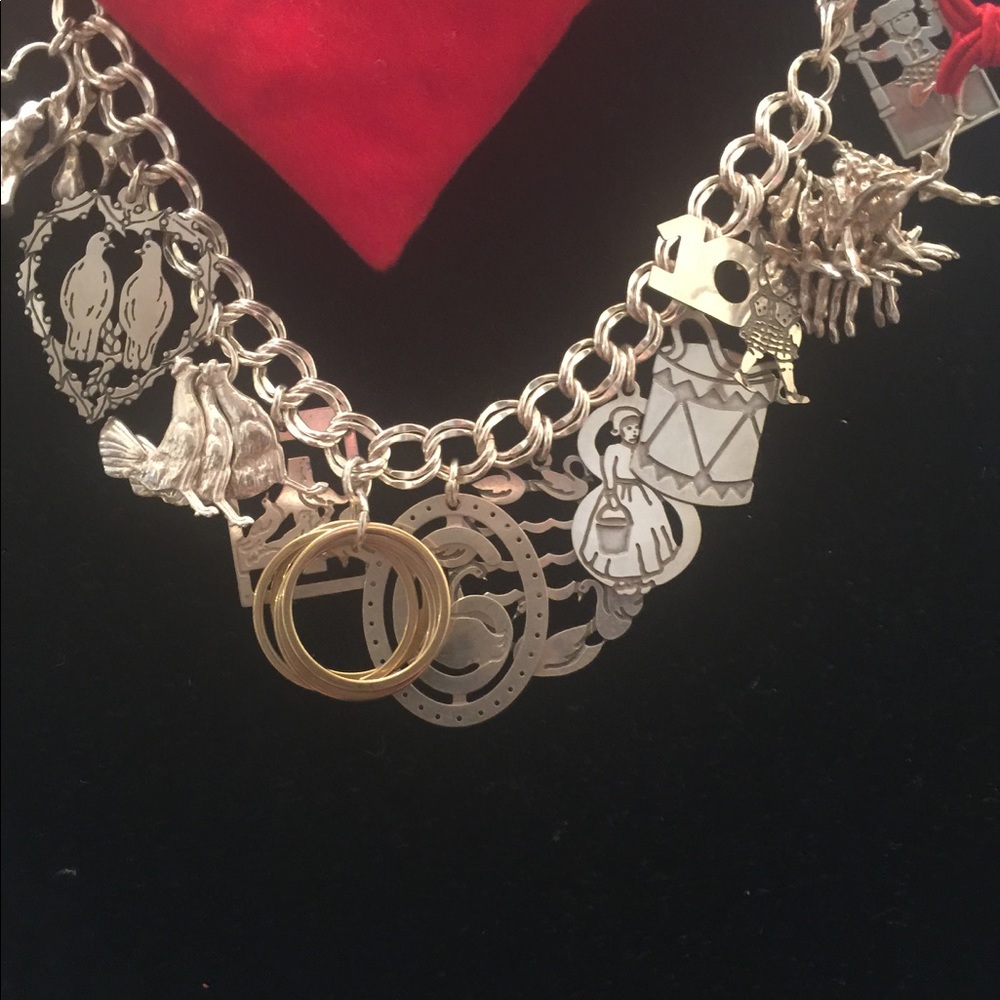 ❤️❤️12 days of Christmas silver/gold bracelet