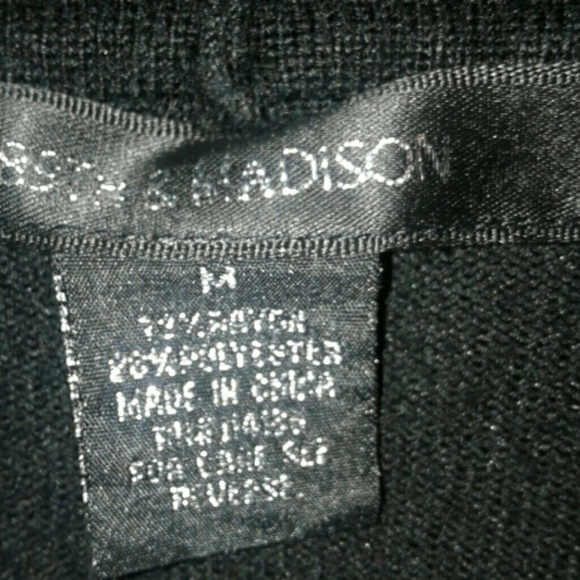 89th & Madison Black Cardigan - Picture 2 of 3