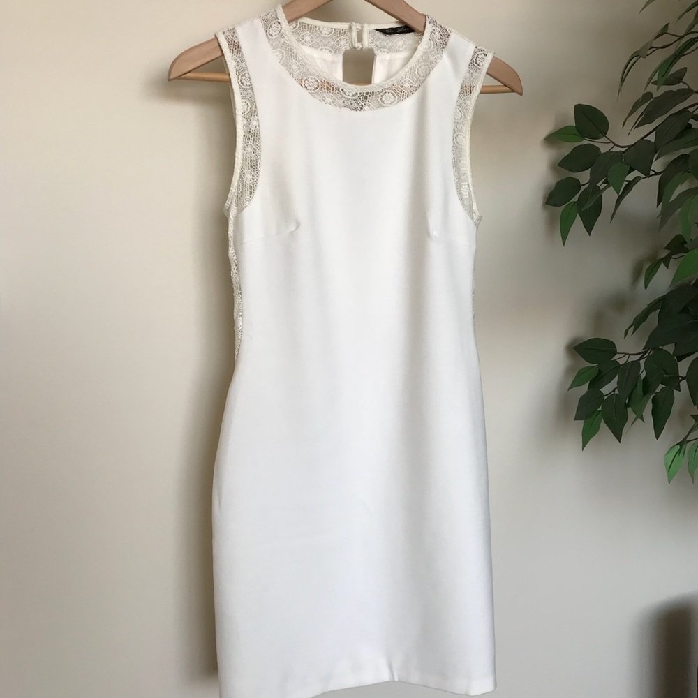 Zara white dress S