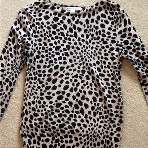 Diane Von Furstenberg Leopard Sweater M