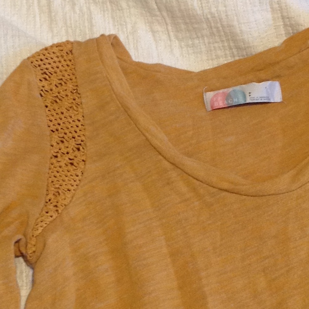 $10 SALE! FP Beach Crochet Tunic Dress Pockets! - Picture 1 of 8