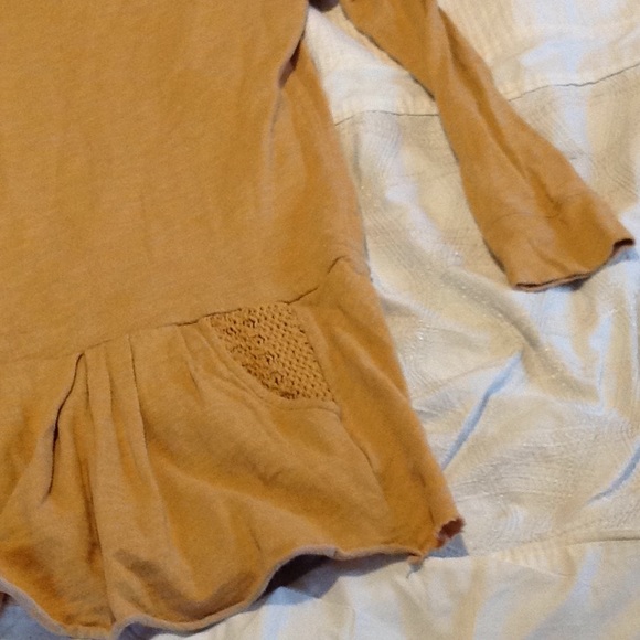 $10 SALE! FP Beach Crochet Tunic Dress Pockets! - Picture 3 of 8