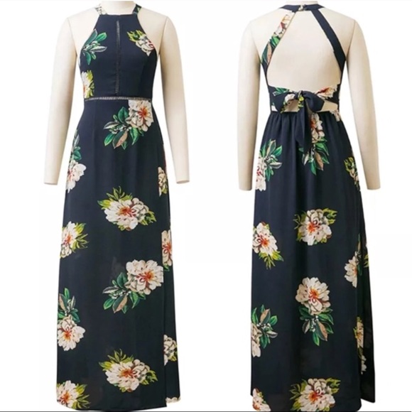 Beautiful floral maxi dress - Picture 2 of 3