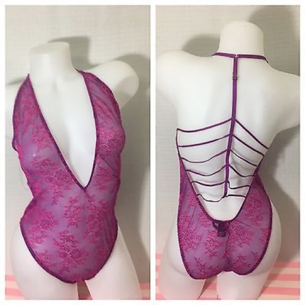 ❌🚫SOLD🚫❌Victoria's Secret magenta teddy