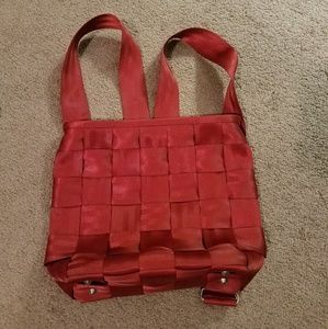 Harvey's Red Seatbelt Backpack